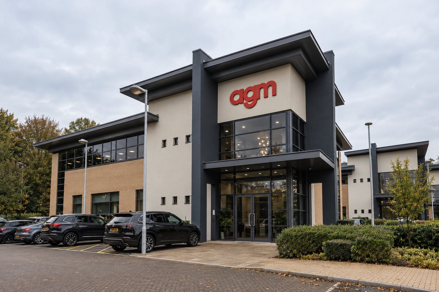 The AGM Telecommunications office building in Manchester